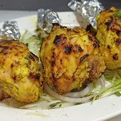 Stuffed Chicken Tangri Kabab