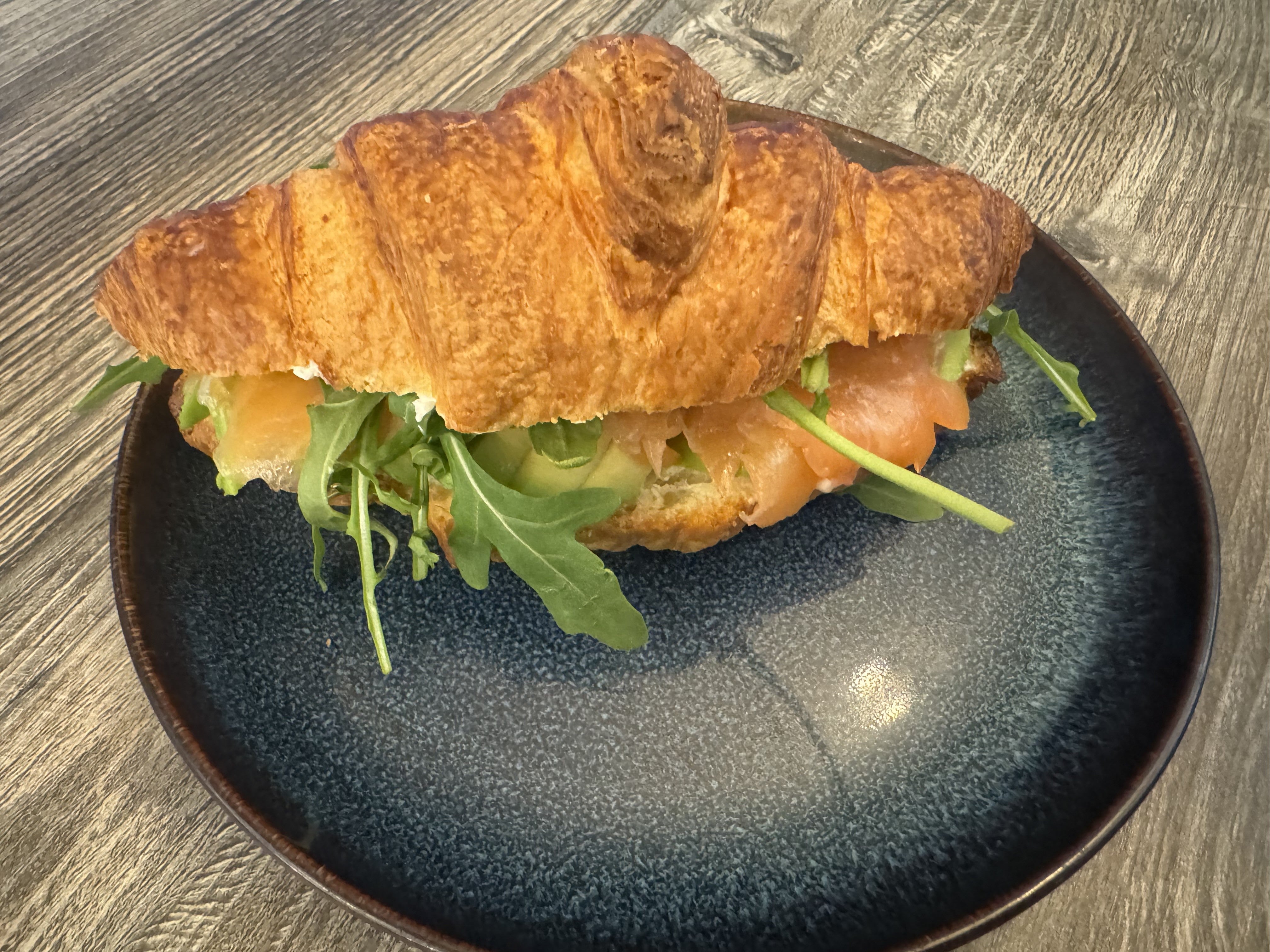 Salmon and Avocado Croissant