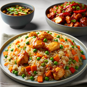 Chicken Fried Rice and Chilli Chicken dry Combo