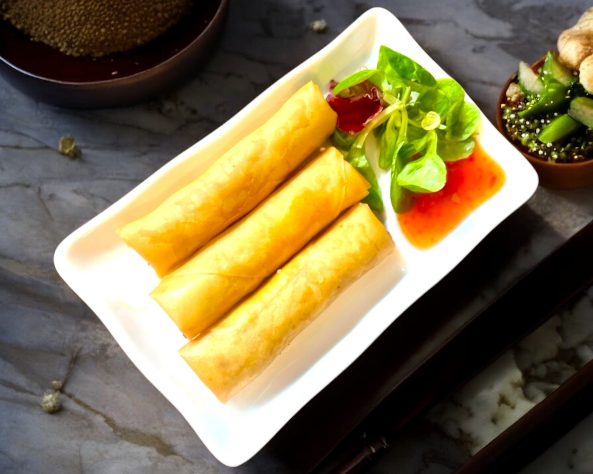 12 Vegetables spring rolls