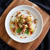 PRAWNS & CHICKEN DUMPLINGS