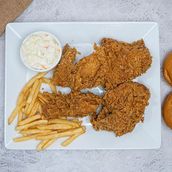 4 Pcs Chicken Broasted