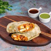 Spicy Paneer Khurchan Roll