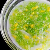 Sago with Coconut and Sweet Corn 