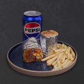 Chili Con Carne Burrito Meal
