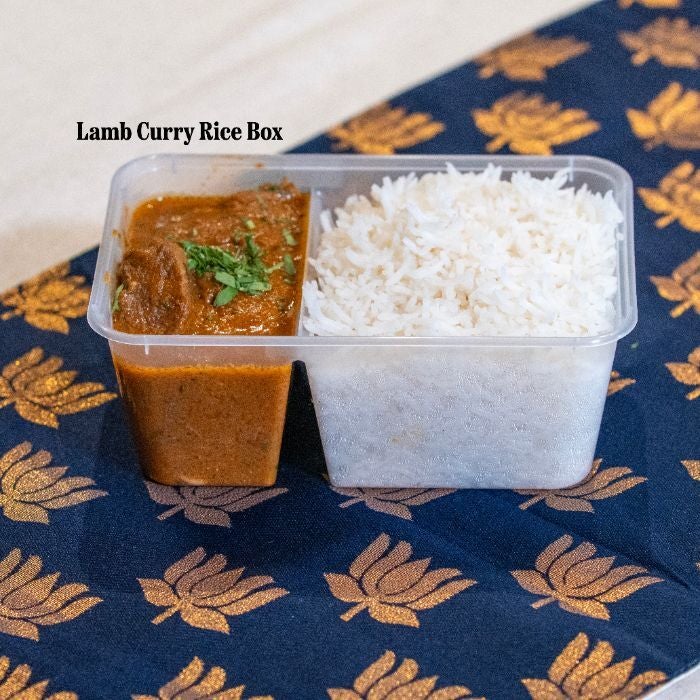 Lamb Curry + Rice