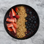 Strawberries, Granola, & Blueberries Acai Bowl