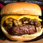 Mushroom Beef Burger