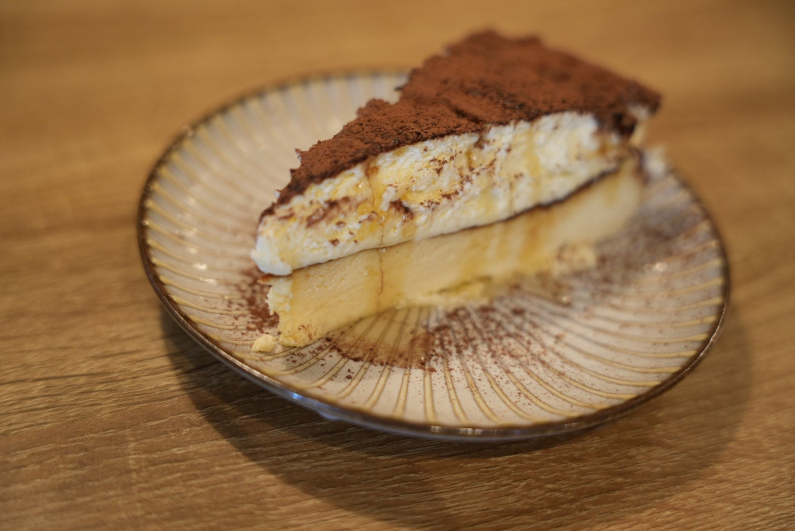 Tiramisu honey cheesecake