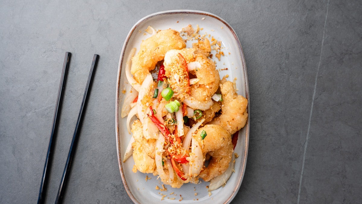 Salt & Pepper King Prawns X 9��️ 椒盐大虾��️