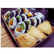 VEG KIMBAB + TOFU POUCH 3 PCS