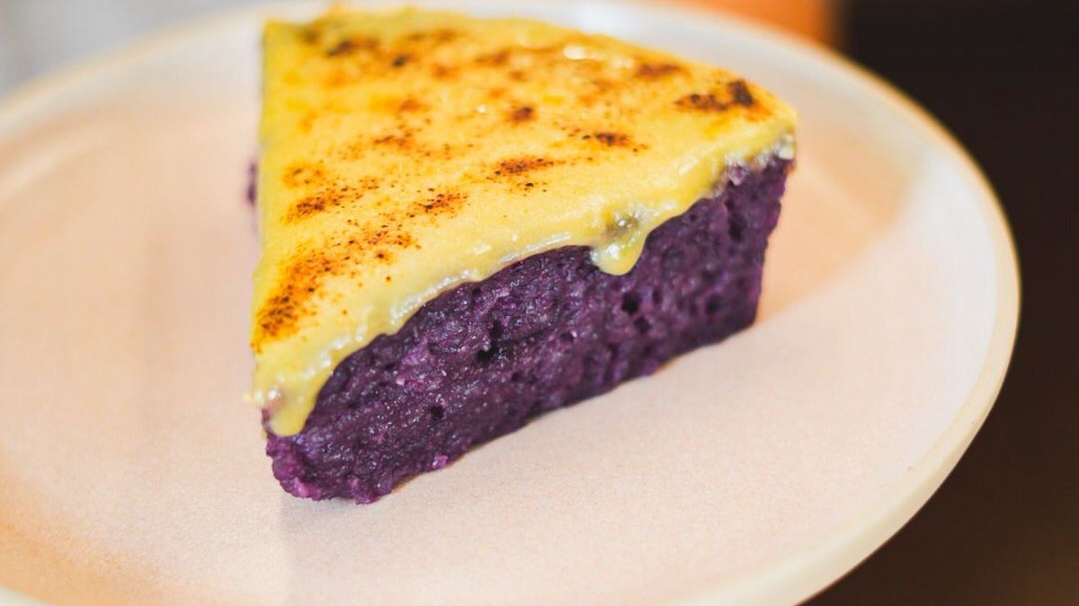 Ube Yema Biko Tart