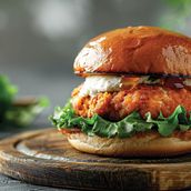 honey goat burger