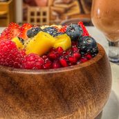 Acai Ice Cream With Fruits
