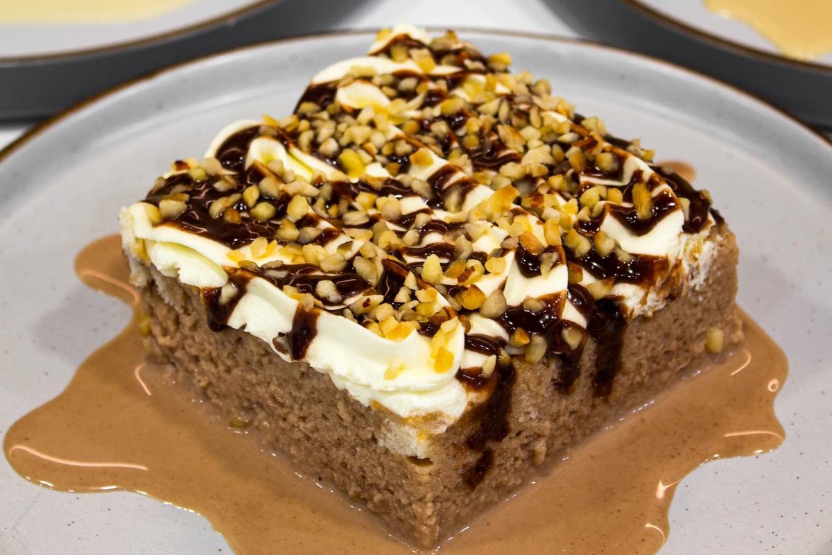 Nutella Milk Cake - Homemade