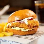 Cod Fish Burger