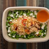 Healthy Chicken Lettuce Rice Bowl