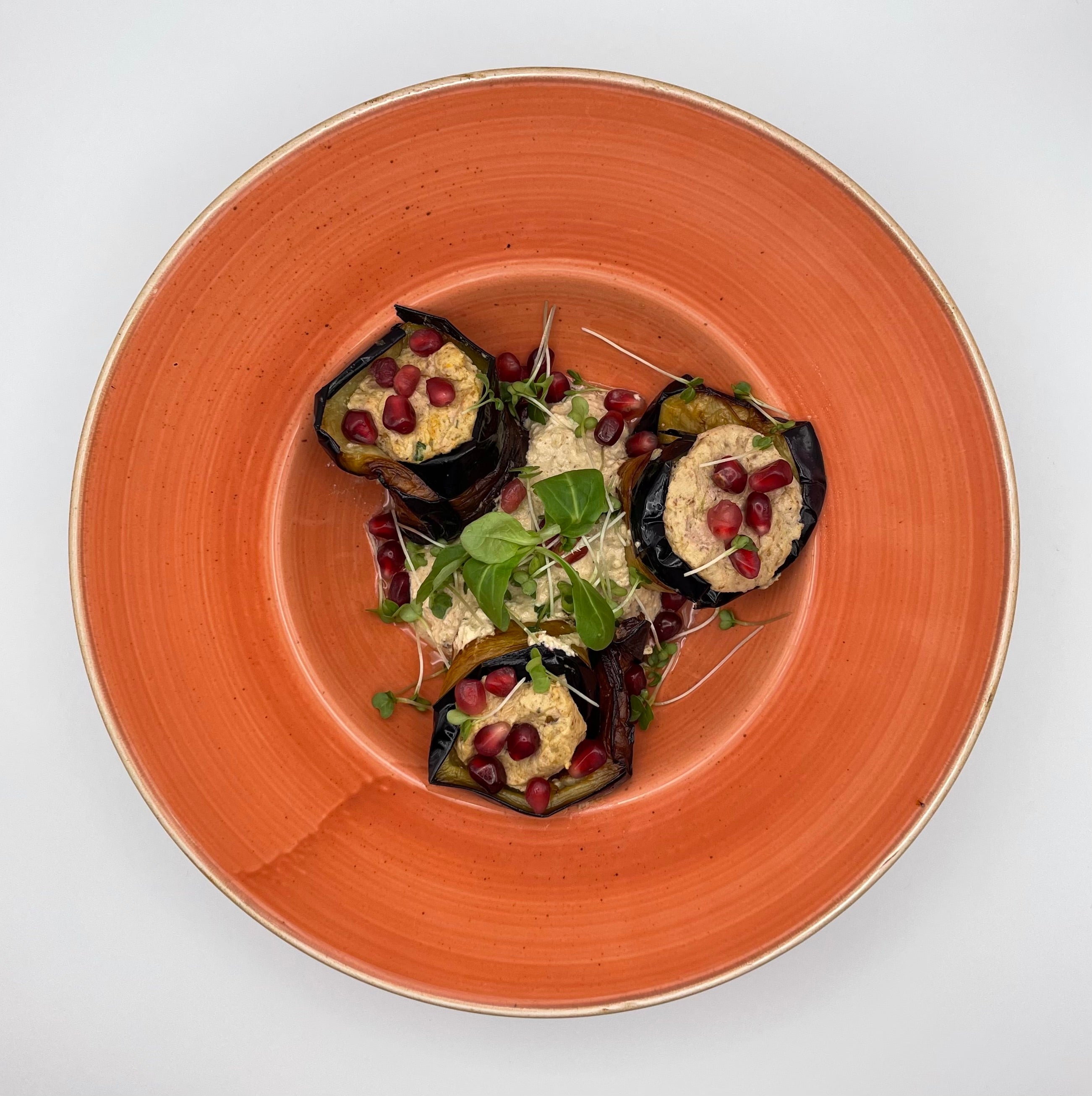 Eggplant Pkhali  (Served with bread)