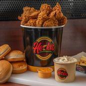15 Pcs + Fries + Bun + Coleslaw + Hecka Sauce + Drink