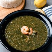 Shrimp molokhia