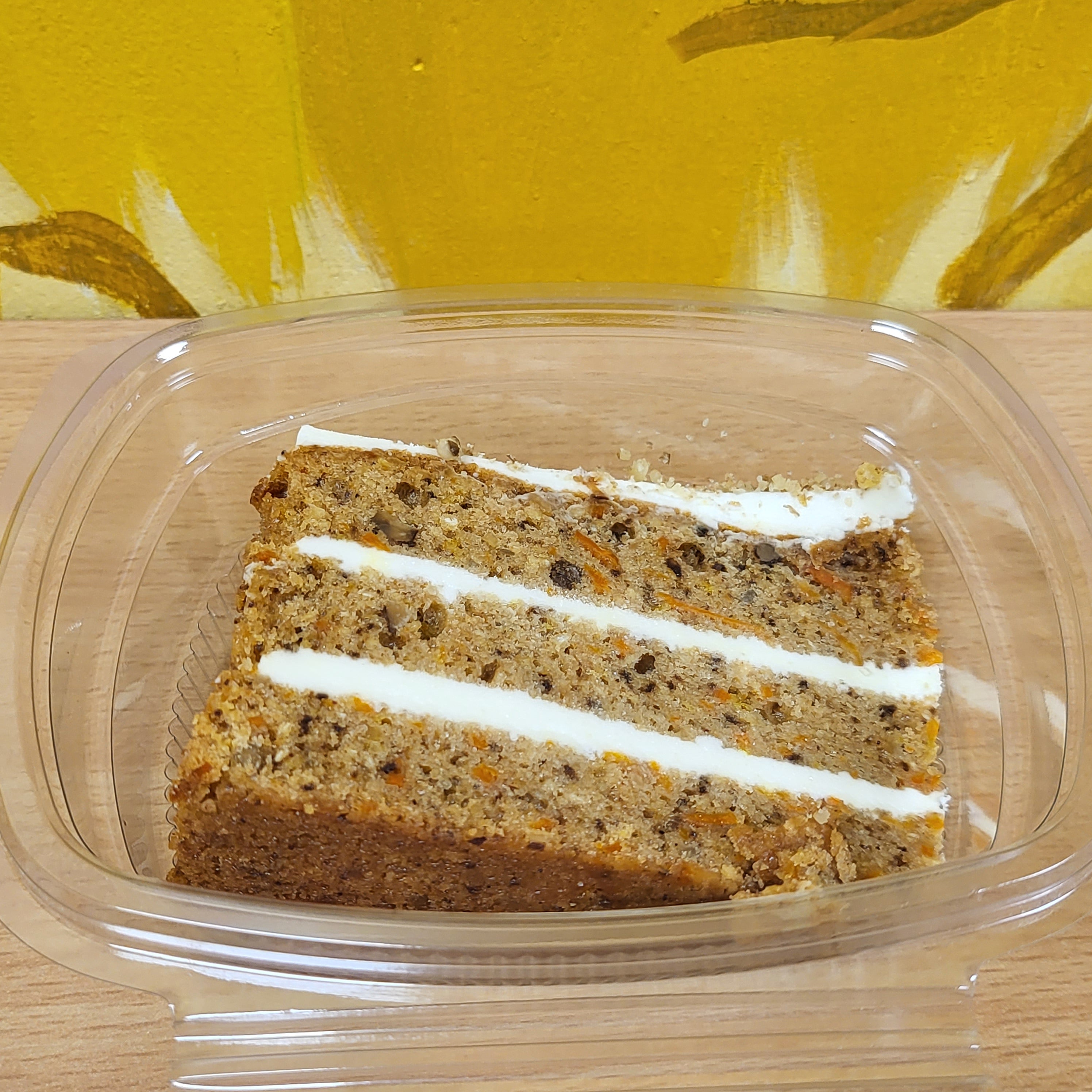 Carrot cake slice