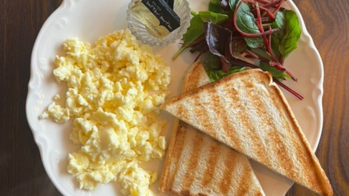 Scrambled Eggs on Toast