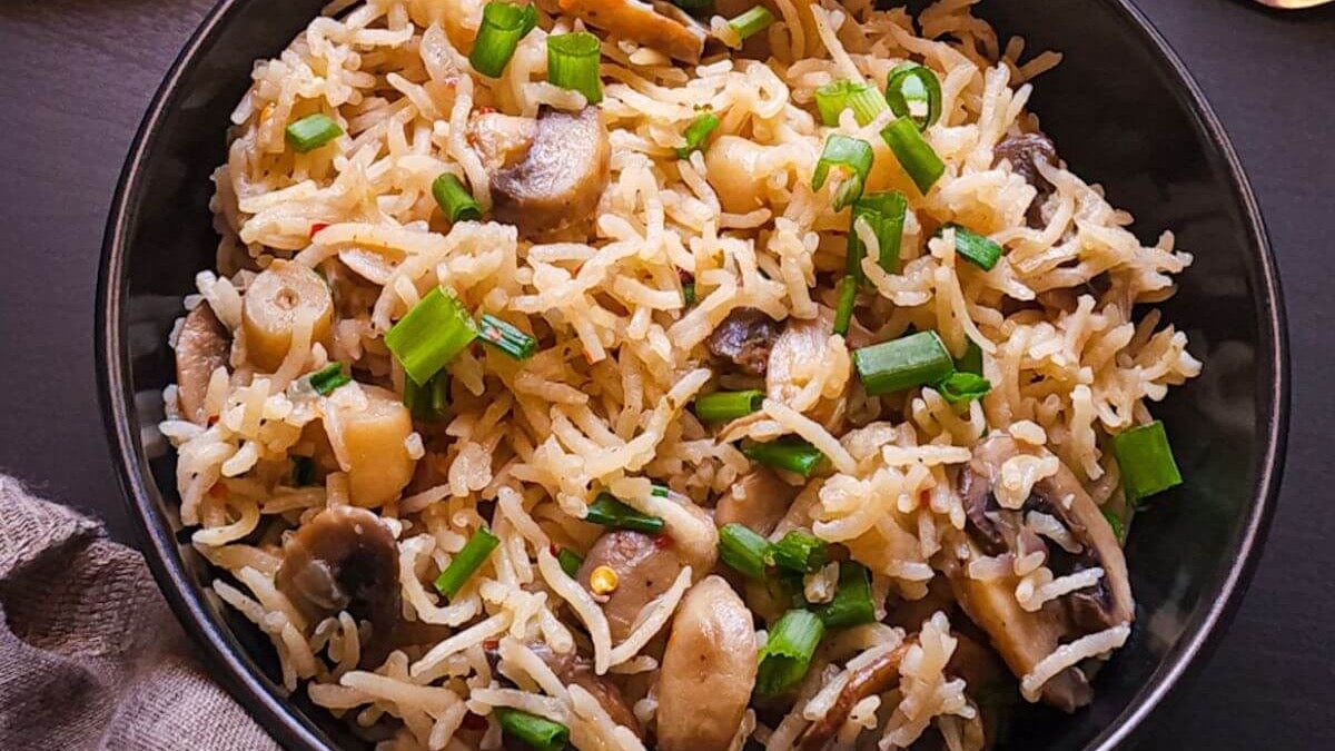 Mushroom Pulao