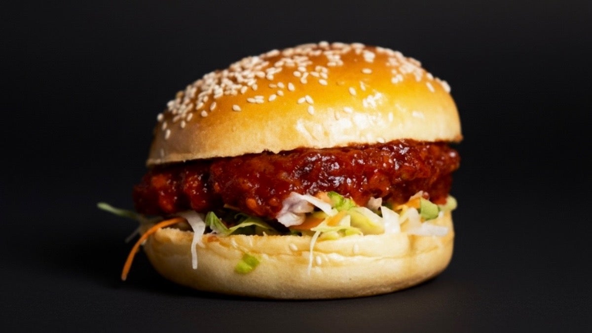 Spicy Red Chicken Burger