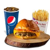 Smoked Beef Burger Meal
