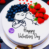 Happy Valentine's Day Cake
