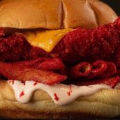 Beef With Cheetose Burger