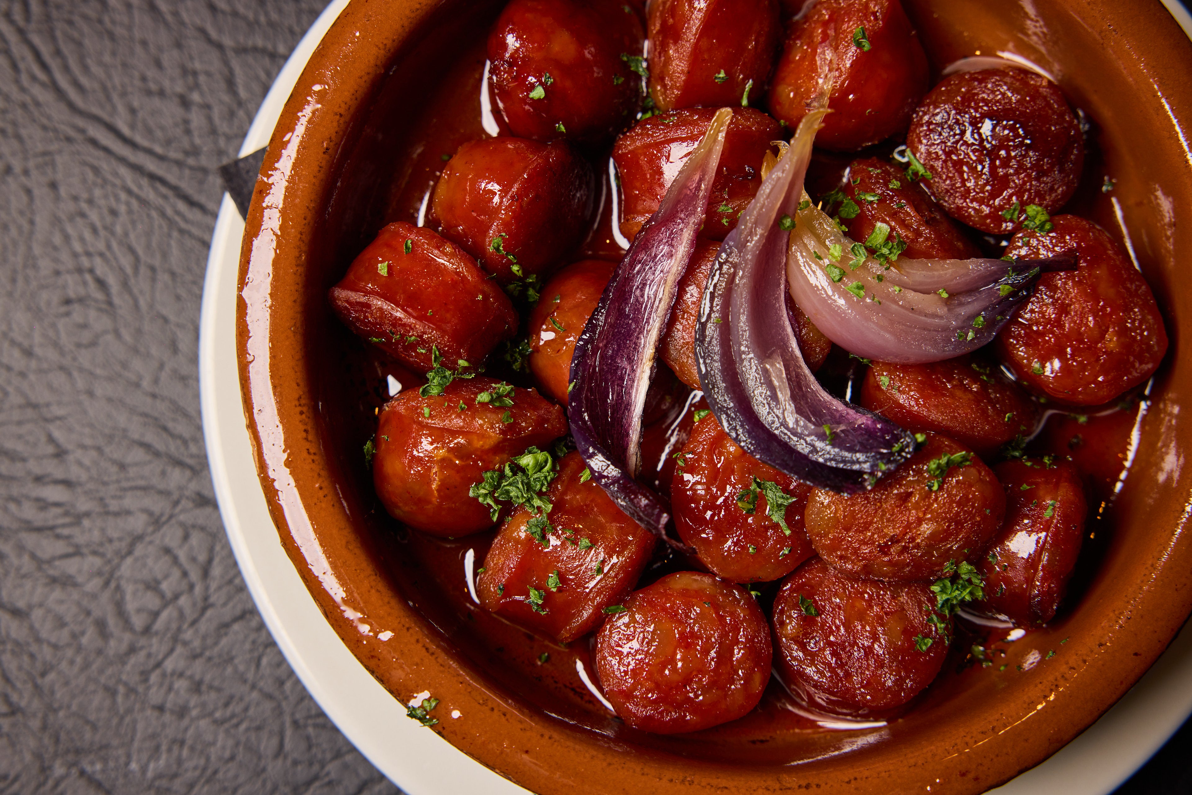 Chorizo a la sidra