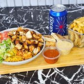 Treat 2 Hot Tenders Rice Bowl