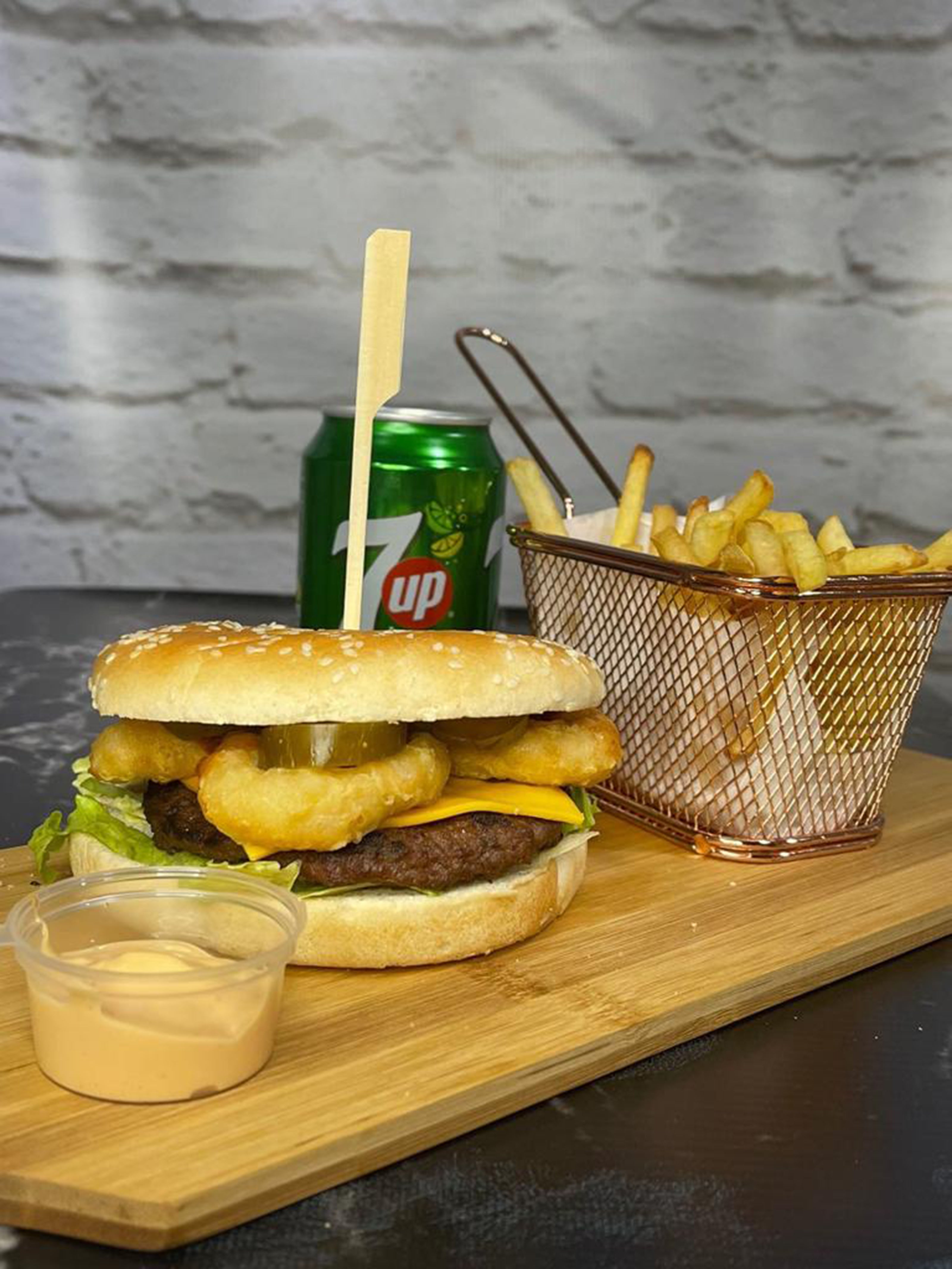 Chicken Volcano Burger