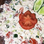 CHEESE and TOMATO and CUCUMBER