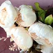 Artificial Peach Peony