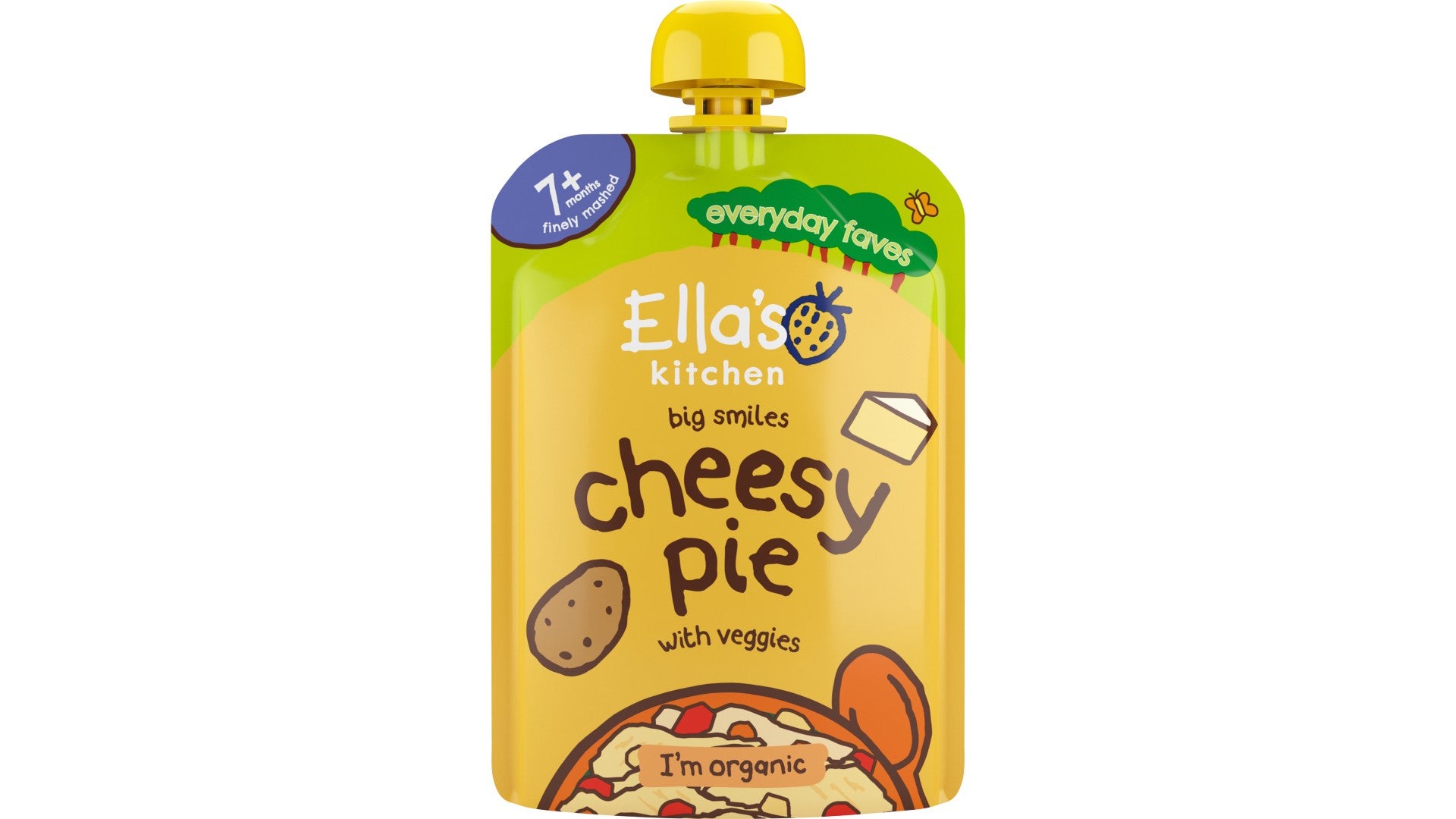 Ella's Kitchen Organic Cheesy Pie Baby Food Pouch 7+ Months 130g