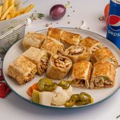 2 Large Chicken Shawarma Combo