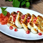 Grilled halloum