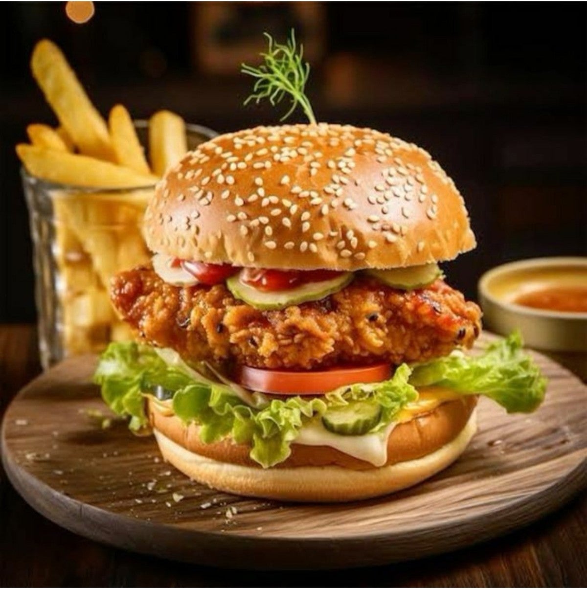 Chicken Burger Meal