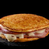 Flat Mortadella Sandwich