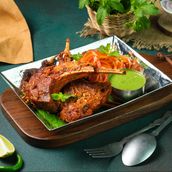 Street Style Ghee Roast Tawa Masala Lamb Chops