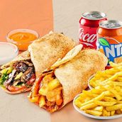 Double Shawarma Meal(Combo For 2)