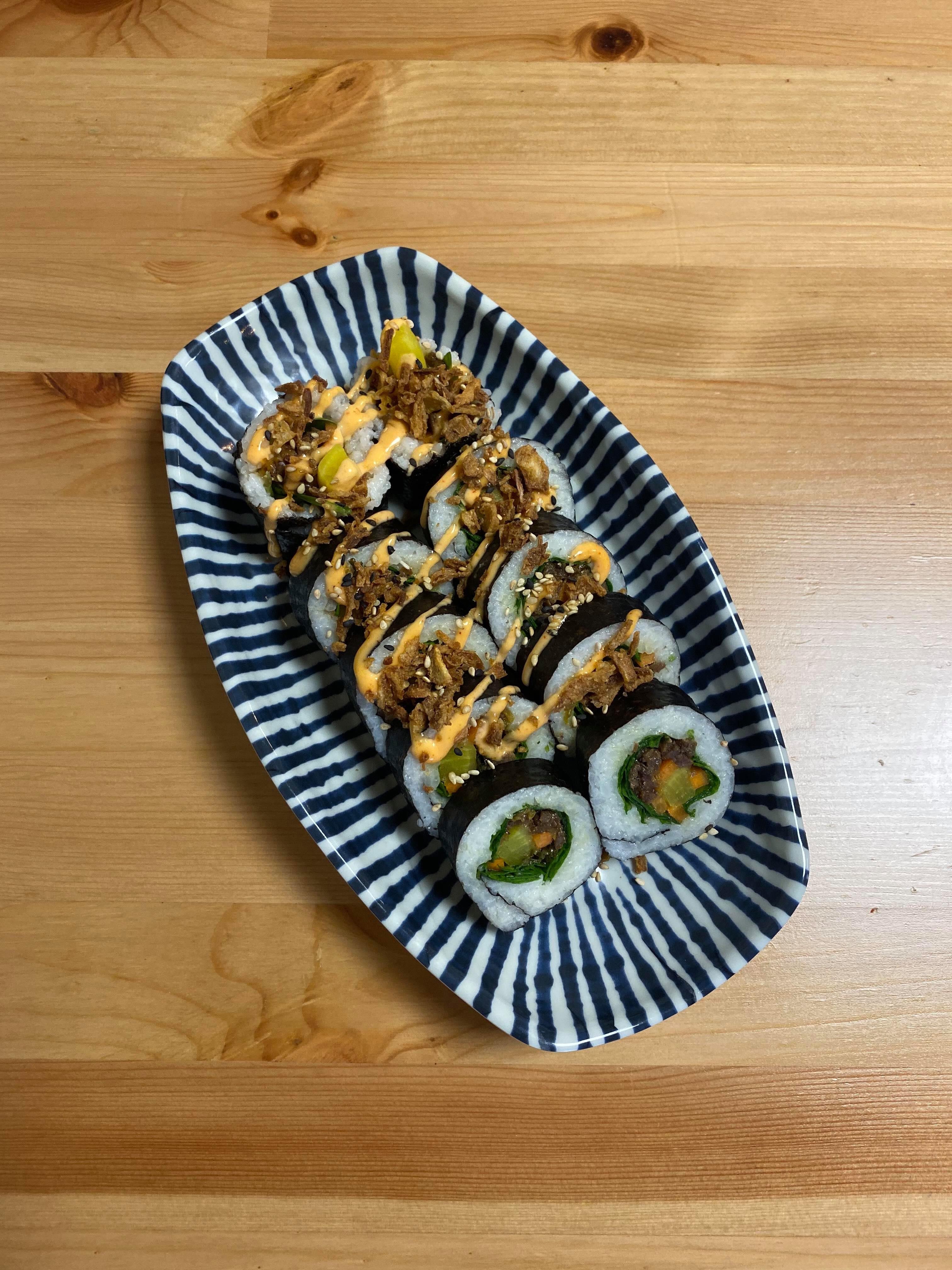 Korean BBQ Pork (Kimbap 10 pcs)  삼겹살 김밥