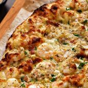 Prawns Indian Pizza