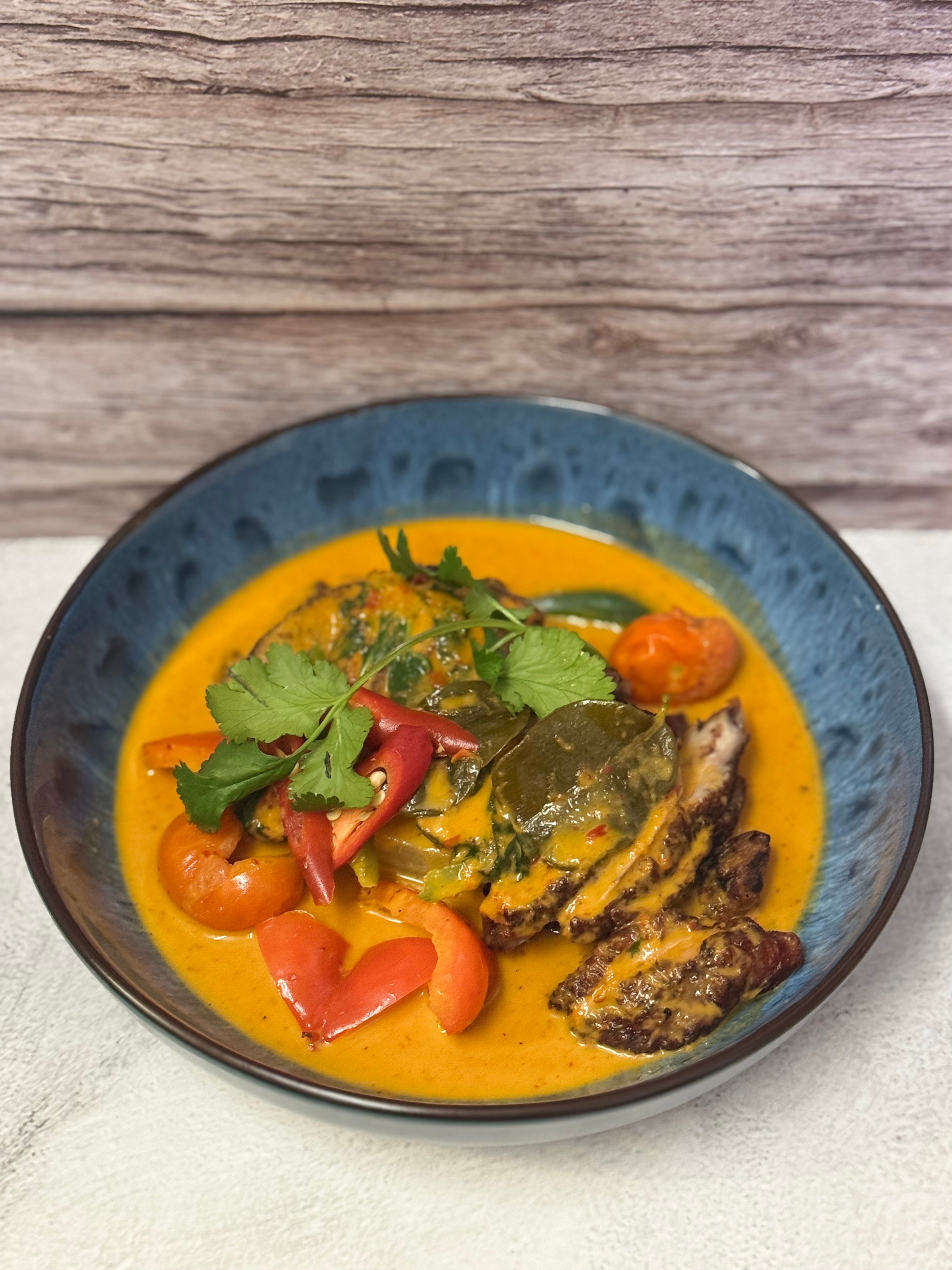 Gang Phed Ped Yang  - Pineapple Duck Curry