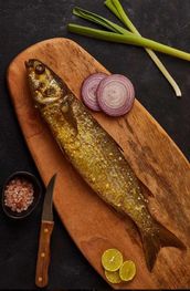 Salted Mullet Fish (Feseekh)🐟🧂سمك بوري مملح (فسيخ)