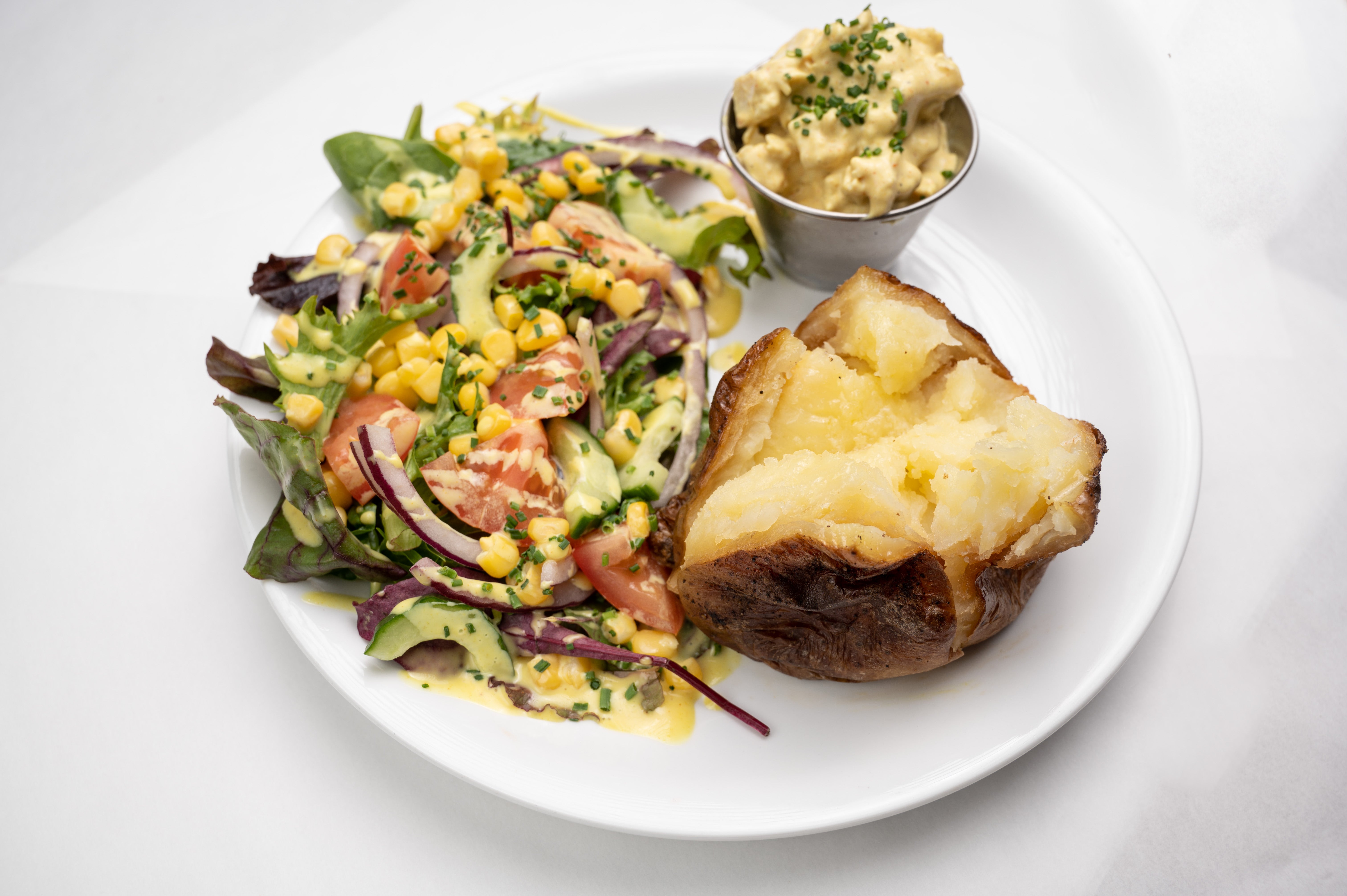 Jacket Potato with Side Salad