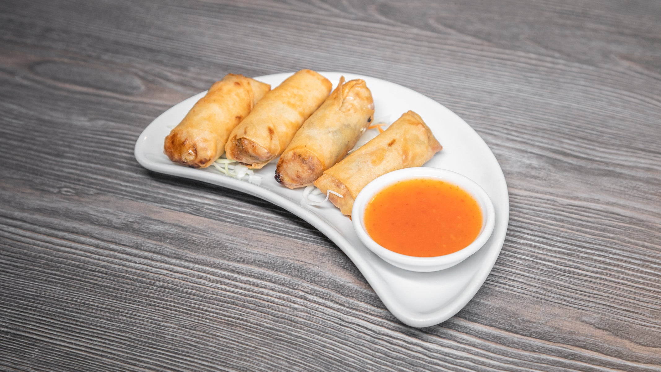 Chicken & veg spring rolls