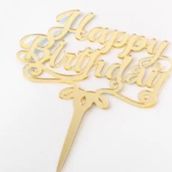 Acrylic Happy Birthday